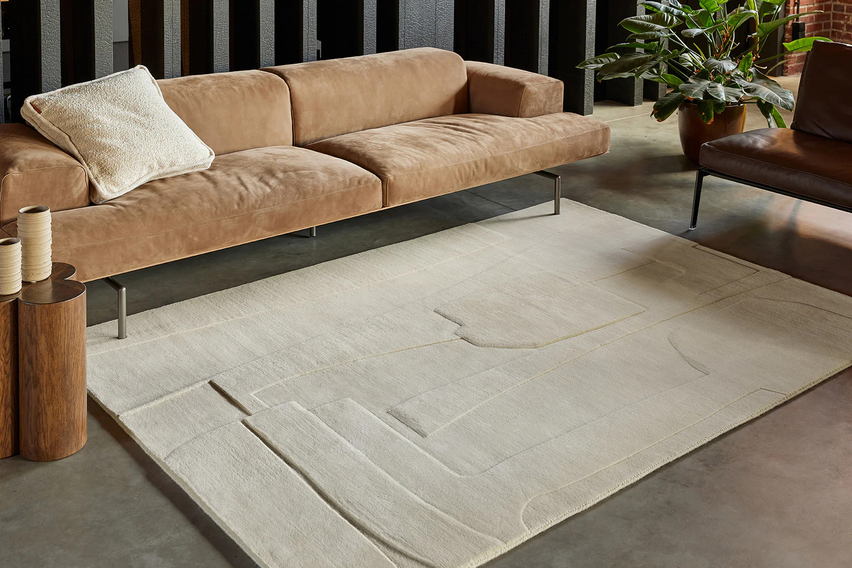 Tapis contemporain de luxe