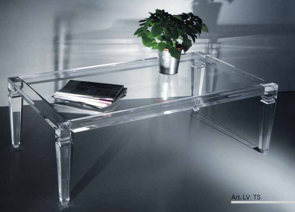 Tables basse transparente